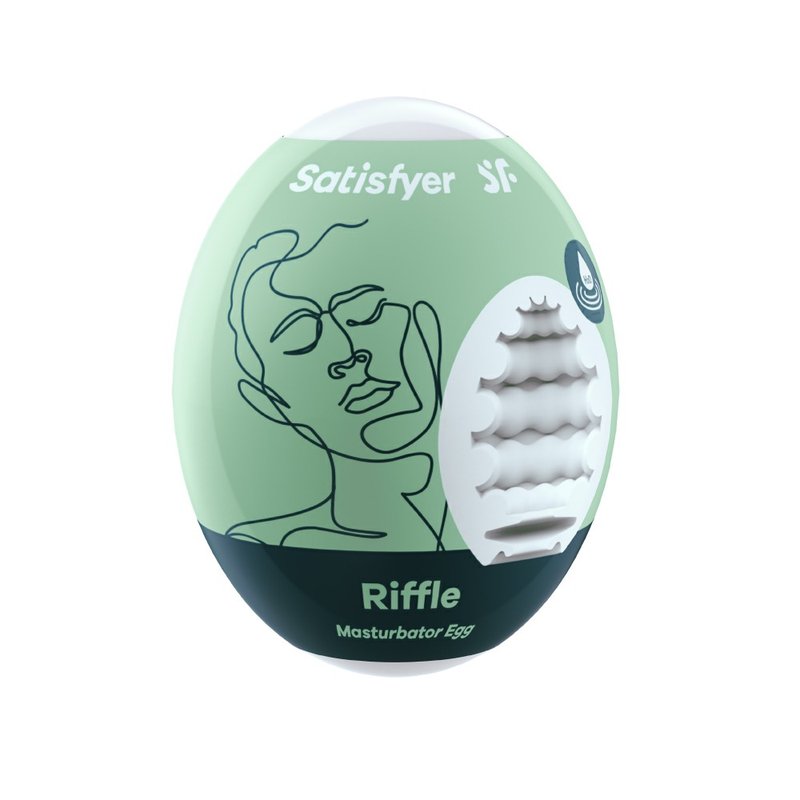 德国Satisfyer Riffle 愉悦蛋-浅绿 - 情趣用品 - 硅胶 