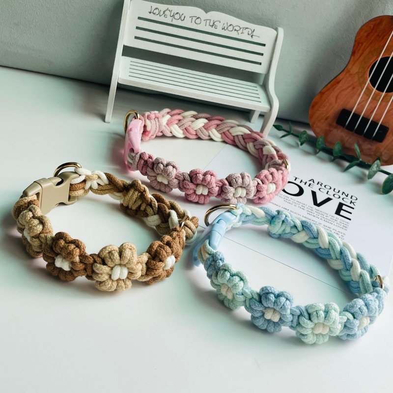 圣诞礼物 交换礼物 手工编织 项圈 宠物 毛小孩 狗狗 猫猫  /客 - 其他 - 棉．麻 多色