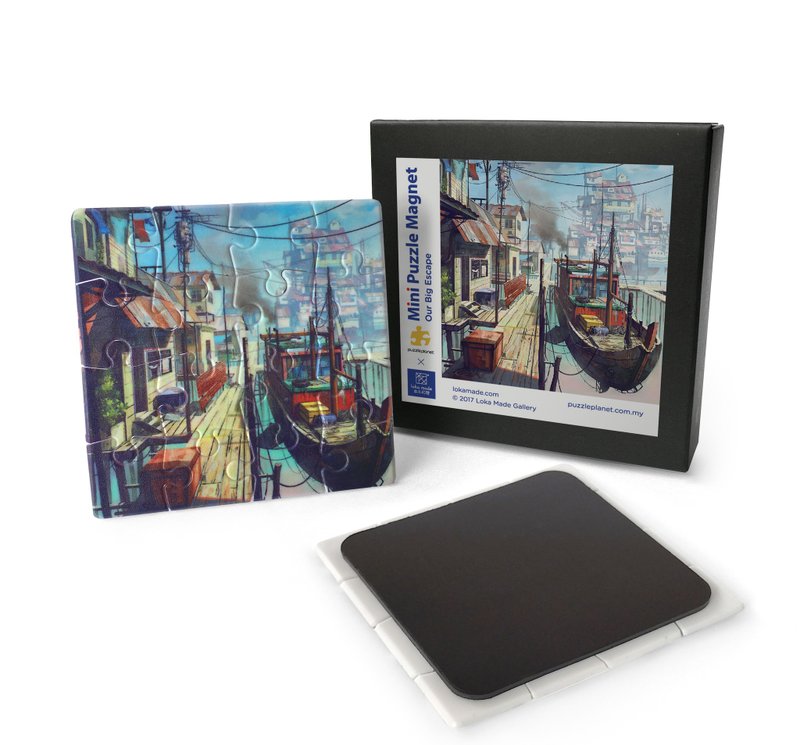 我们的逃脱计划迷你磁鐡拼图 - 摆饰 - 塑料 