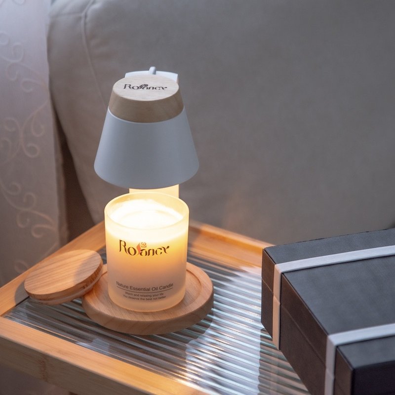 独家工业木质融蜡灯-白 - 蜡烛/烛台 - 其他金属 