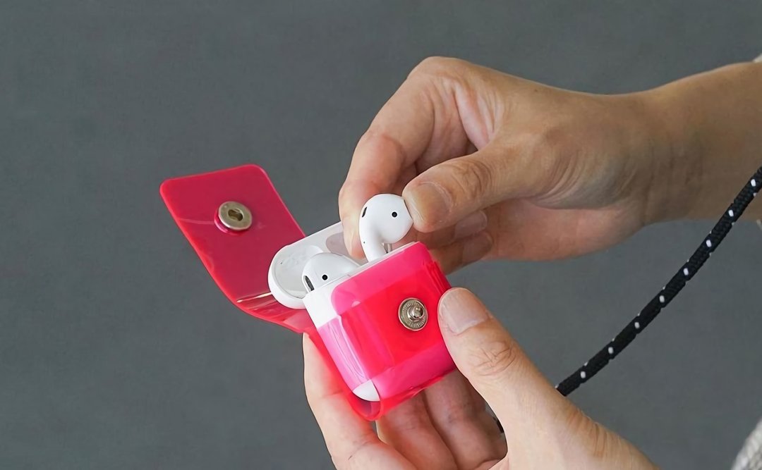 Sallies AirPods Case透视感蓝牙耳机保护套(粉红) - 耳机收纳 - 其他材质 粉红色