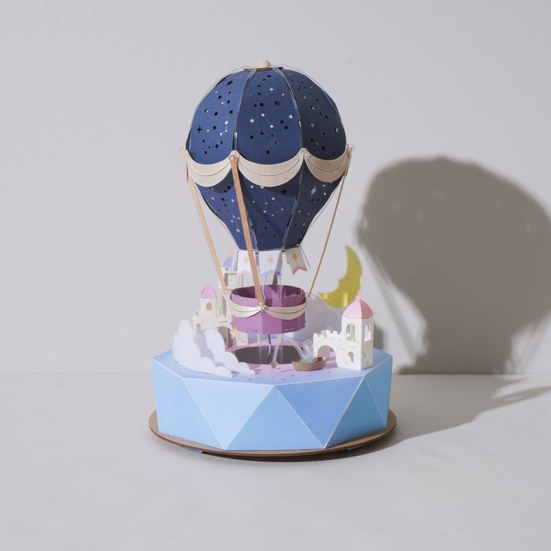 纸模型【好时光DIY材料包】星空热气球 I 纸风景 - 木工/竹艺/纸艺 - 纸 