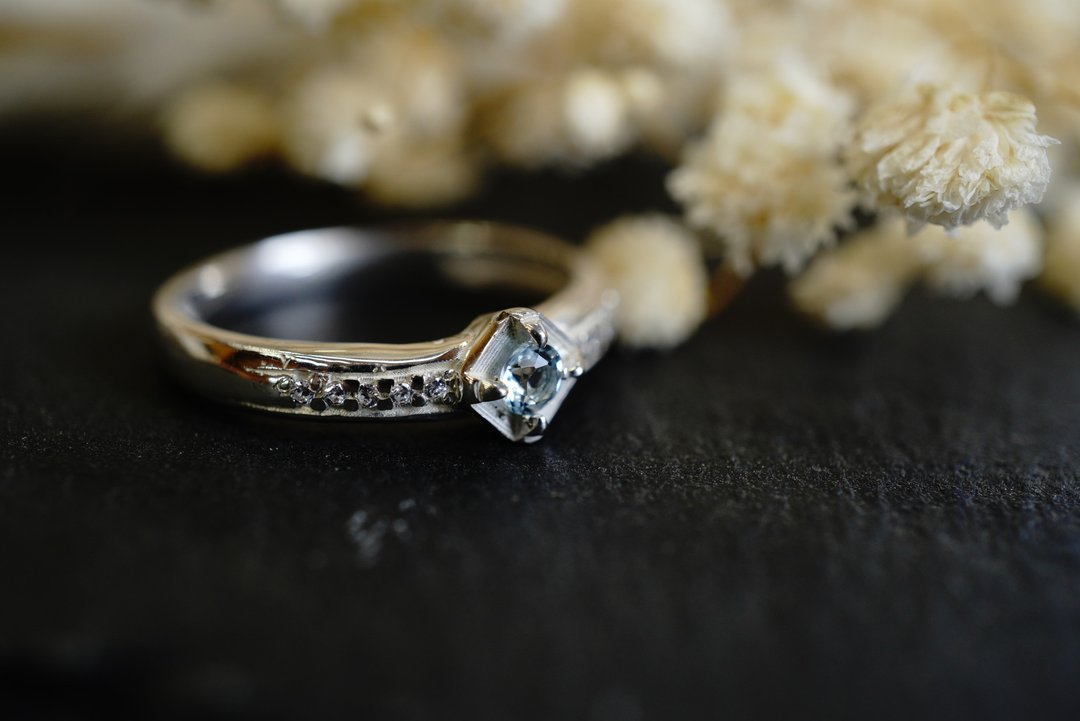 design ring 185 - 戒指 - 其他金属 银色