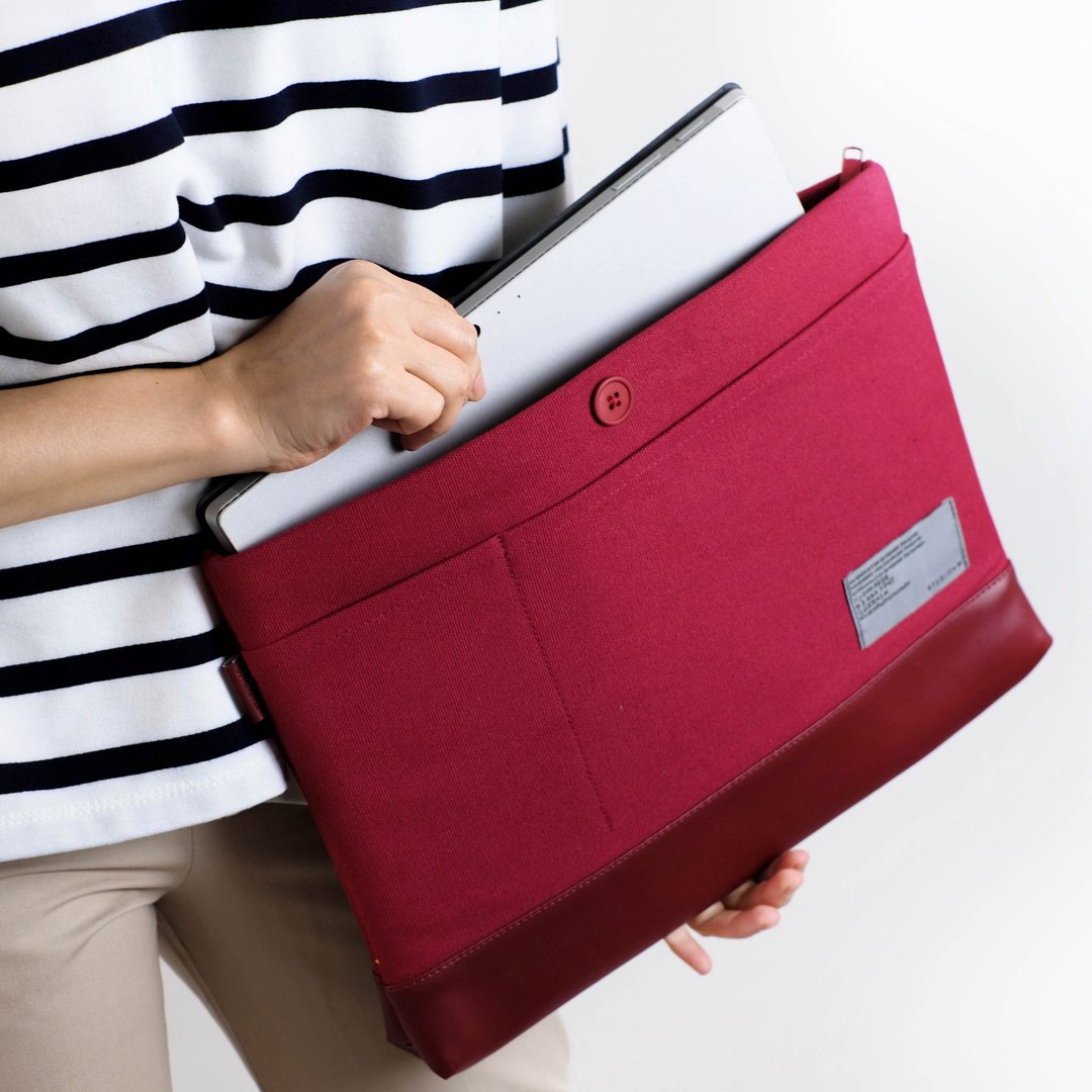 AYK-KA-SAAN - A4Folder | Multifunction rainproof bag #Red - 其他 - 聚酯纤维 红色