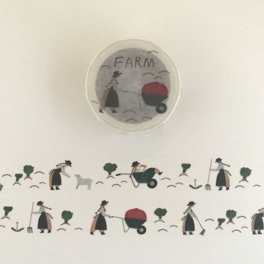 FARM 和纸胶带 - 纸胶带 - 纸 白色