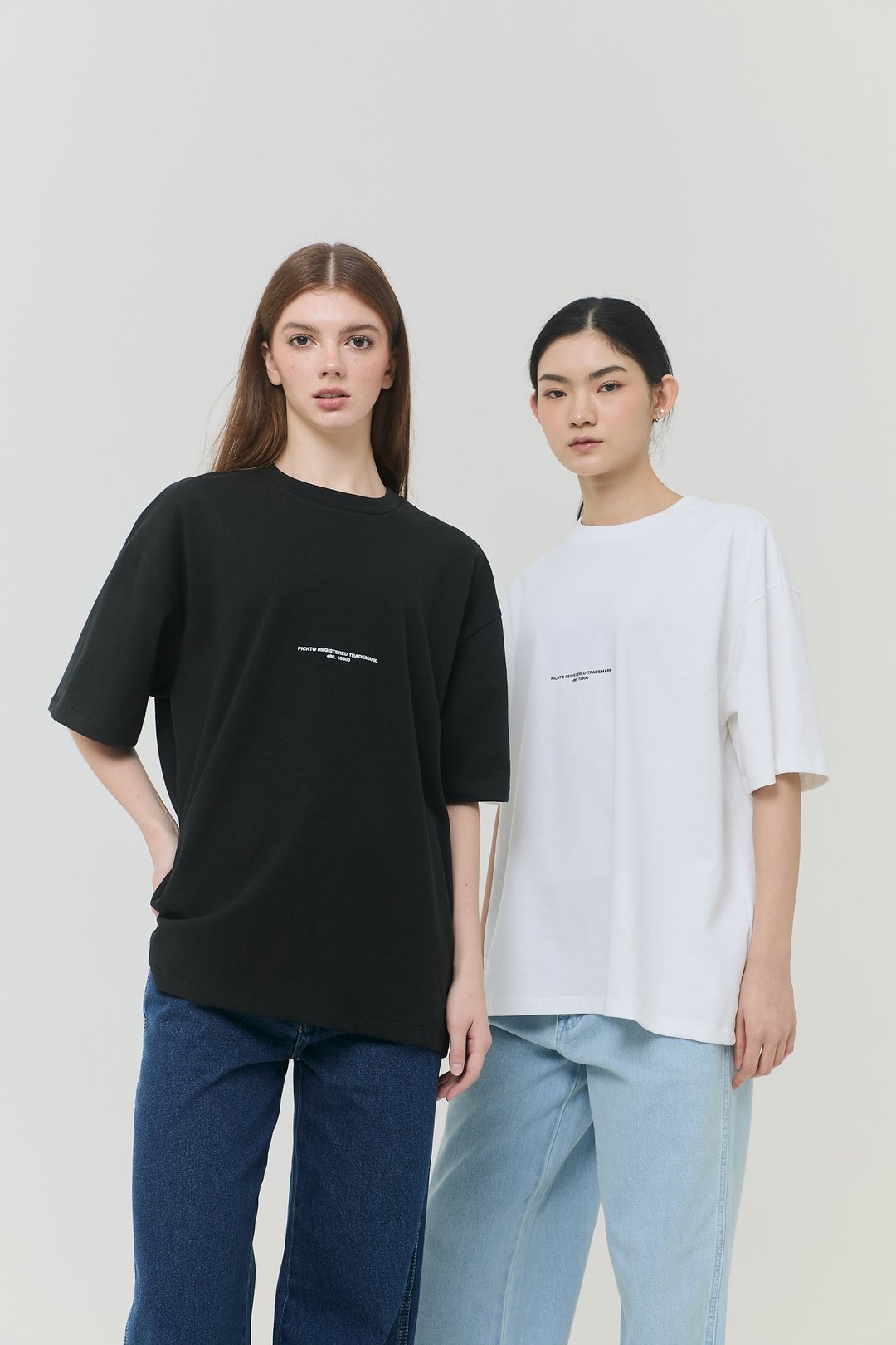 TRADEMARK TEE - 女装 T 恤 - 棉 白色
