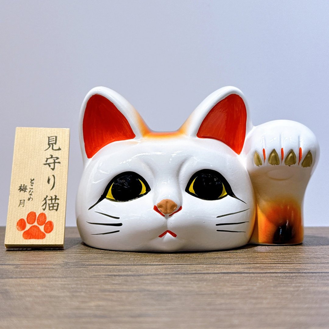 【常滑吉祥宝】日本常滑财猫 - 摆饰 - 瓷 白色