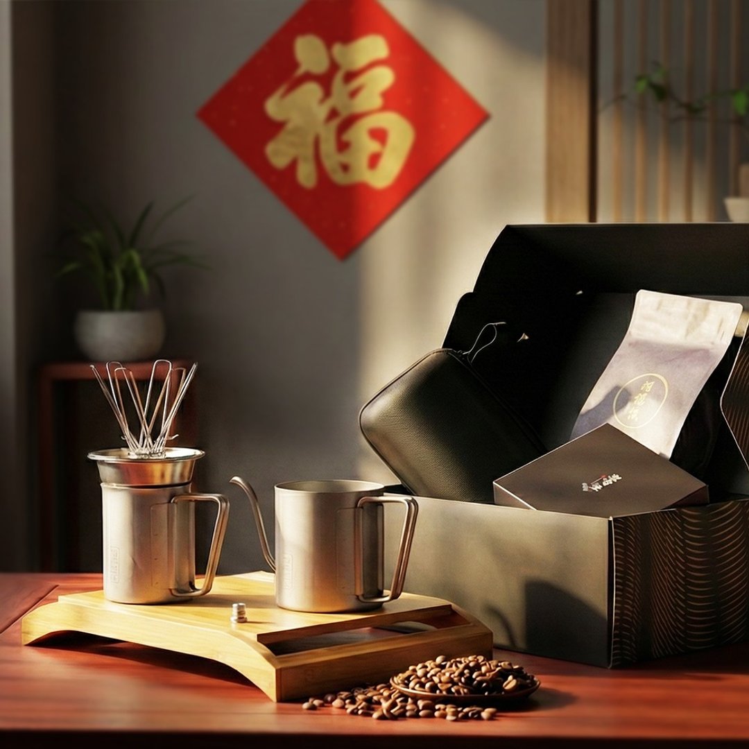 过年礼盒限时发售丨Driver SHARE手冲咖啡新年礼盒 - 咖啡壶/周边 - 不锈钢 