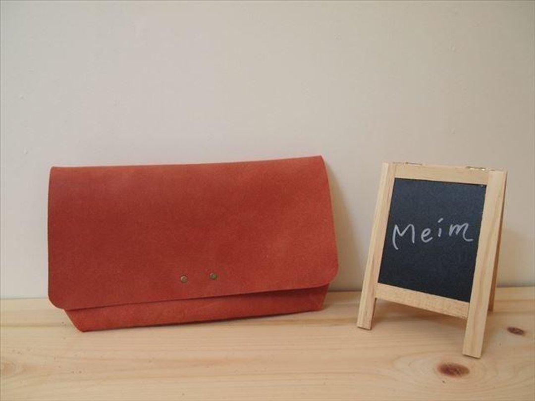 [MTO] floor leather clutch bag [red] 15260010 - 手提包/手提袋 - 真皮 红色