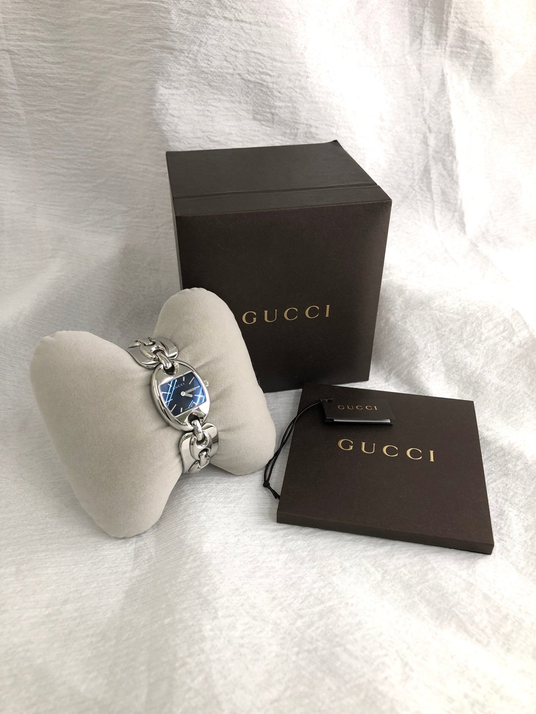 【日本直送，品牌二手包装】GUCCI 手表，银121.5，Marina 链，复古，旧款 zpghhm - 女表 - 其他材质 银色