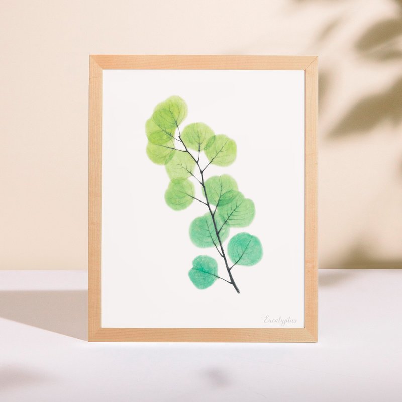 植物的静默 卧房餐厅挂画 植物水彩复制画 清新治愈绿色装饰画 - 海报/装饰画/版画 - 纸 多色