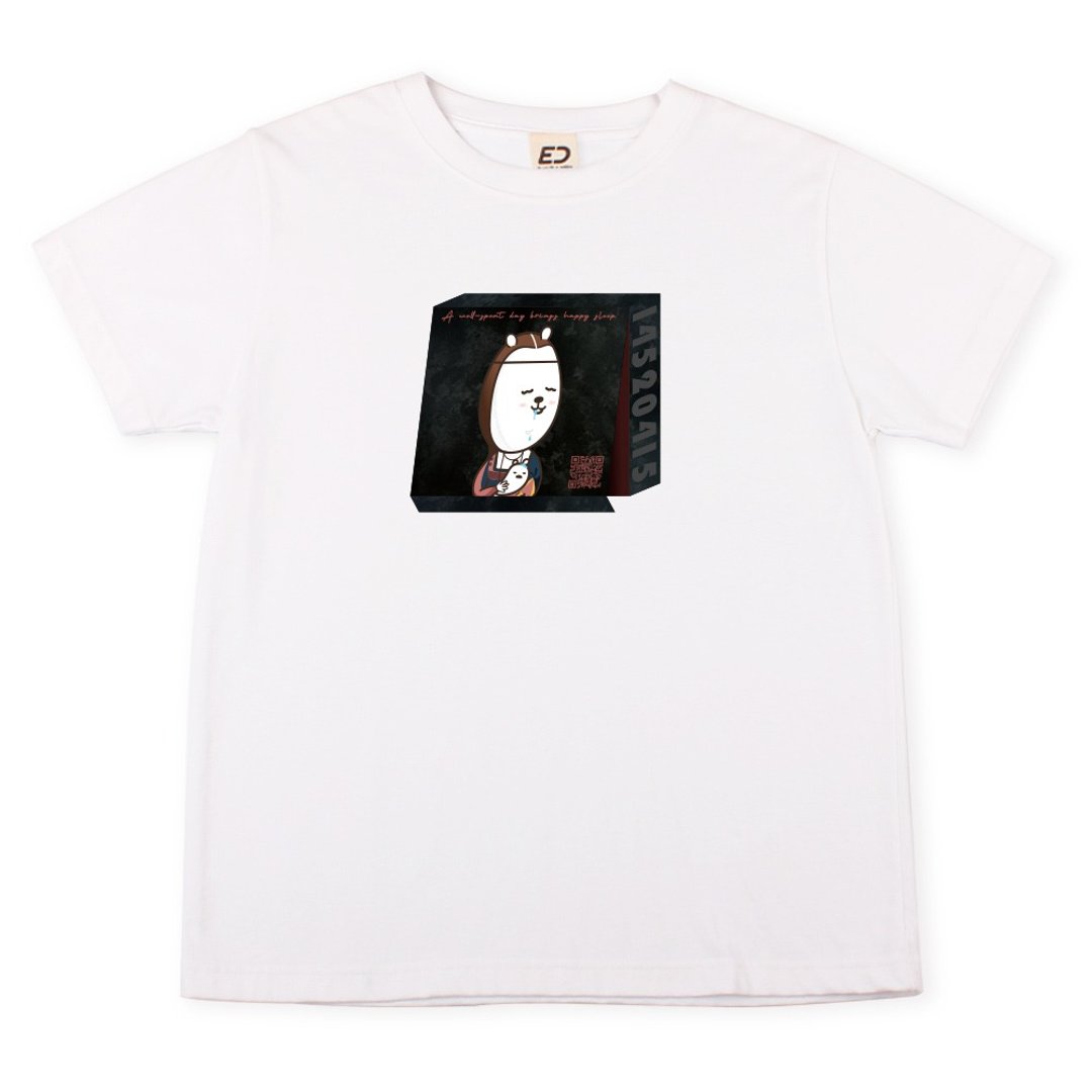 【台丸vs名画】达文西  短T/女上衣/男上衣/T-Shirt/中性T恤 - 女装 T 恤 - 棉 白色