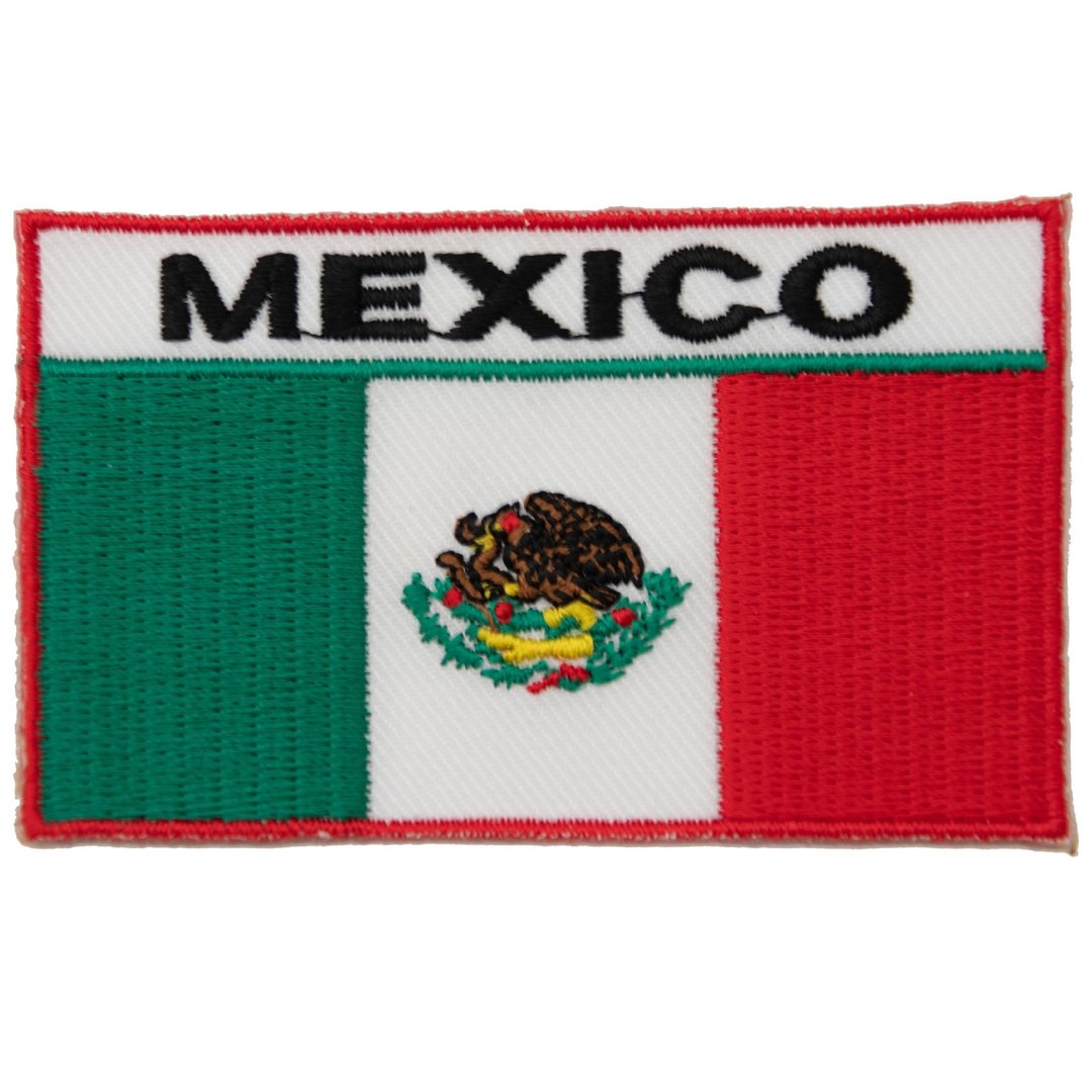 墨西哥 熨斗徽章 热烫臂章 Flag Patch胸章 熨烫补丁 布艺布标 熨 - 徽章/别针 - 绣线 多色