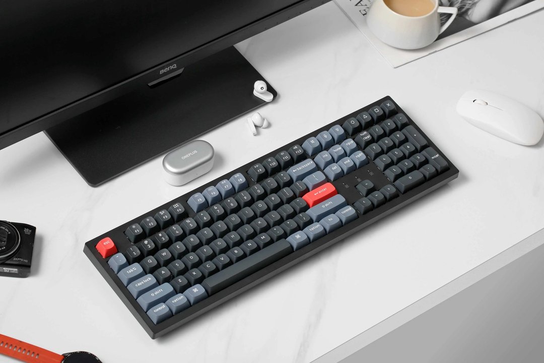 Keychron K10 Pro Hot-Swappable RGB 铝框无线机械键盘 - 电脑配件 - 铝合金 