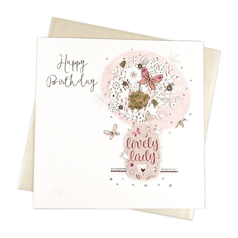 生日快乐可爱的宝贝【剪纸艺术 TP卡片-生日祝福】 - 卡片/明信片 - 纸 多色