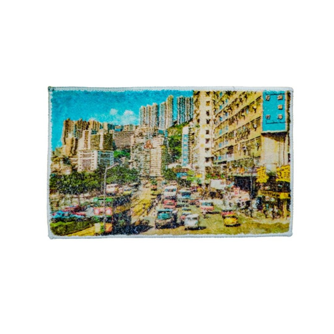 毛绒地毯 铜锣湾街景 - 地垫/地毯 - 其他人造纤维 多色