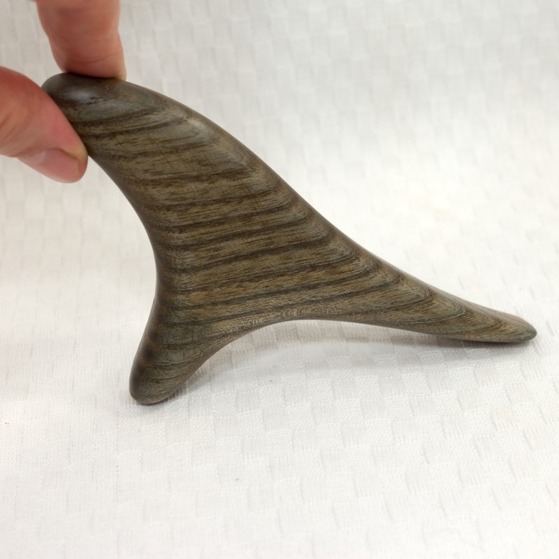 木制按摩工具传统指压泰式按摩反射疗法工具 - 脸部按摩/清洁工具 - 木头 灰色