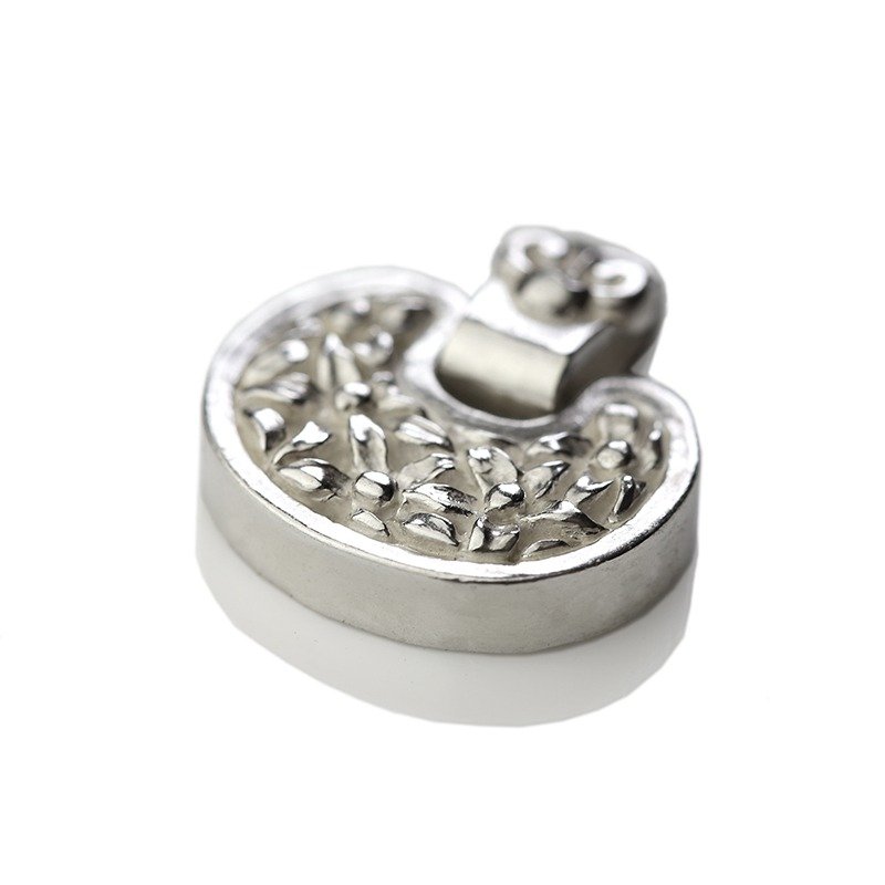 长命锁FH-LLL21【富贵长命】925纯银饰品项链 中国风/手工银饰 - 项链 - 银 灰色