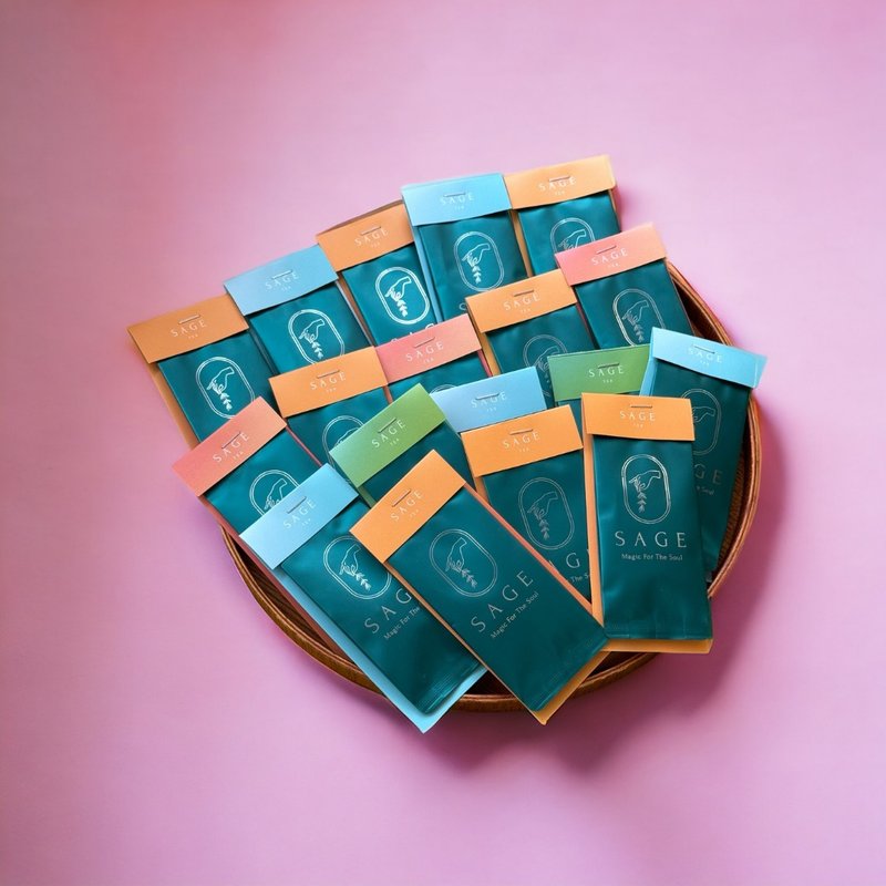 【100个装】Tea By Sage  精菜单个装茶包 婚礼 散水 升职礼物 大 - 茶 - 新鲜食材 粉红色