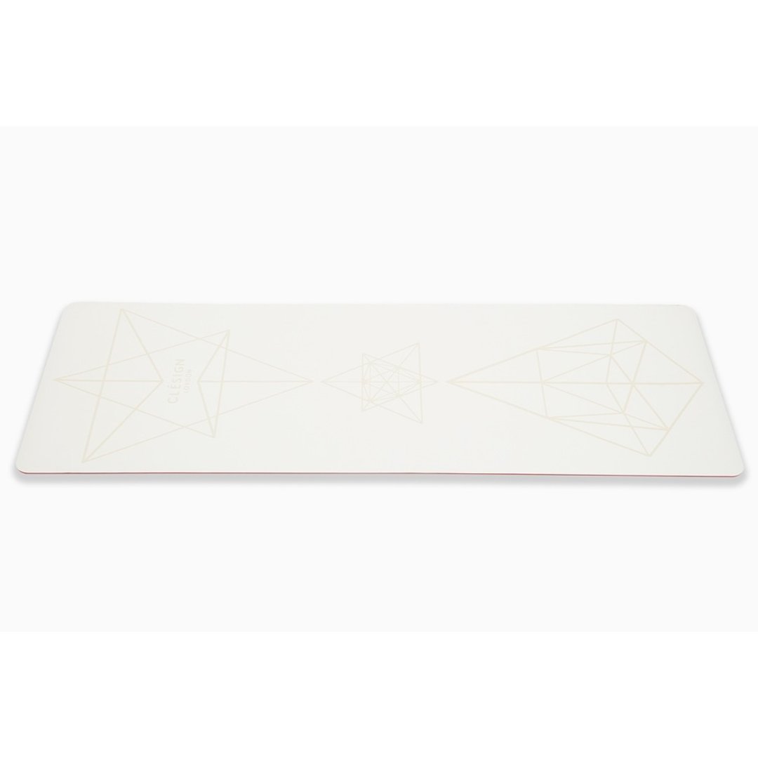【Clesign】PRO Yoga Mat 旅行瑜珈垫 1.2mm - STAR WHITE - 瑜珈垫 - 橡胶 白色