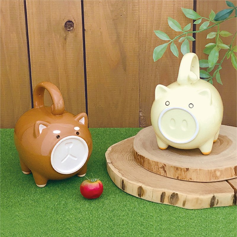 日本Decole 餐具 - 站站猪小杯 - 茶具/茶杯 - 陶 