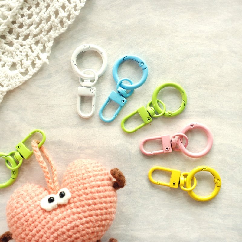 糖果色万用钥匙扣环 (5色)  SK-86 挂勾 扣环 钥匙扣 - 钥匙链/钥匙包 - 其他金属 