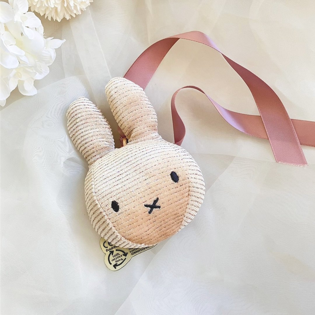【圣诞交换礼物首选】Miffy米菲兔盒装填充饰品-香槟粉 12CM - 玩偶/公仔 - 聚酯纤维 多色