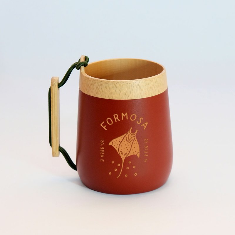 Beer Cup 元气啤酒杯(魟鱼款) - 咖啡杯/马克杯 - 竹 卡其色