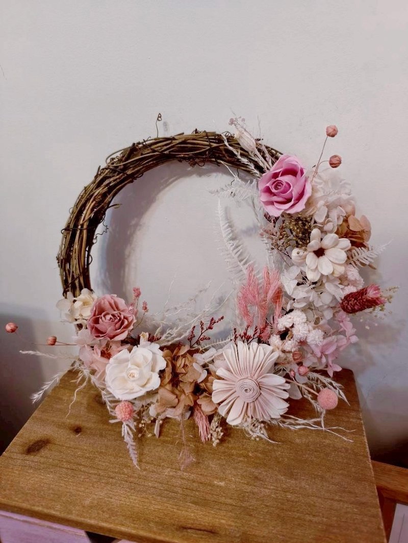 永生花花环 - 干燥花/捧花 - 植物．花 多色