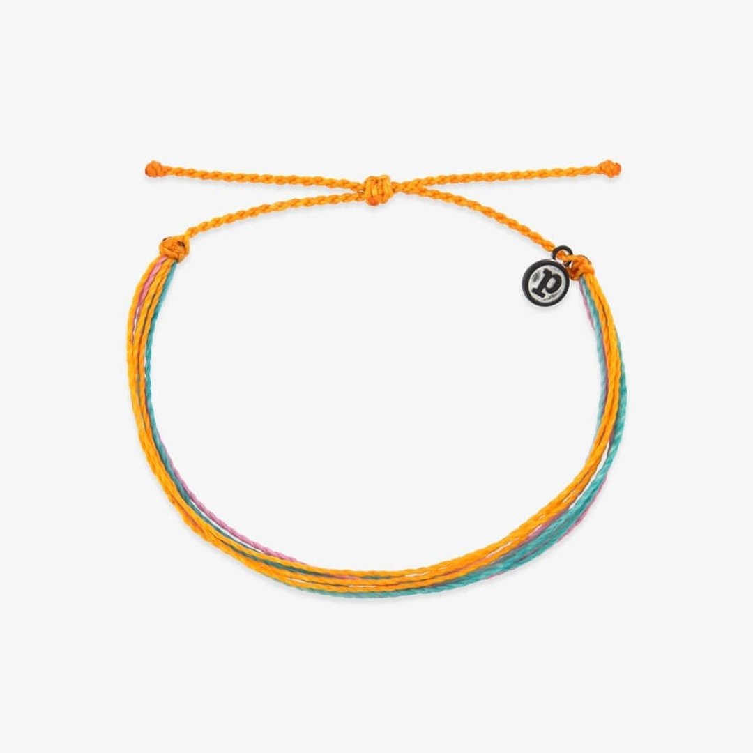 Pura Vida 美国手工 CANARY 金丝雀脚链 基本缤纷款可调式脚环 - 脚链/脚环 - 其他材质 橘色