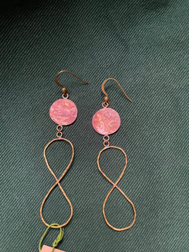 埃及系列 太阳无限 耳环 - 耳环/耳夹 - 铜/黄铜 金色