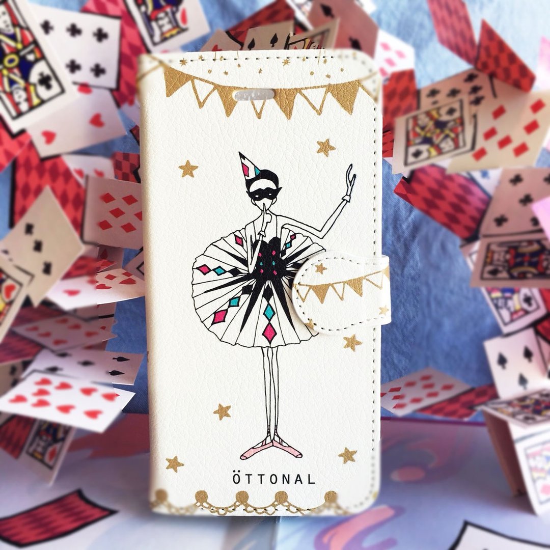 Harlequinade Book Type iPhone Case - 其他 - 其他材质 白色