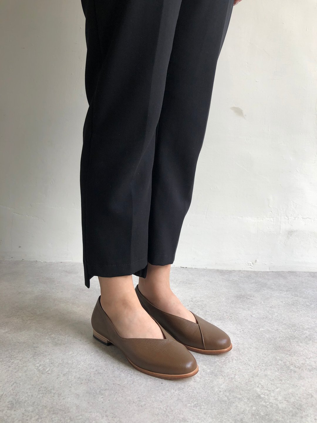 【蜕变 Sale】样品鞋 / 交叠 / #37 - 其他女款皮鞋 - 真皮 咖啡色