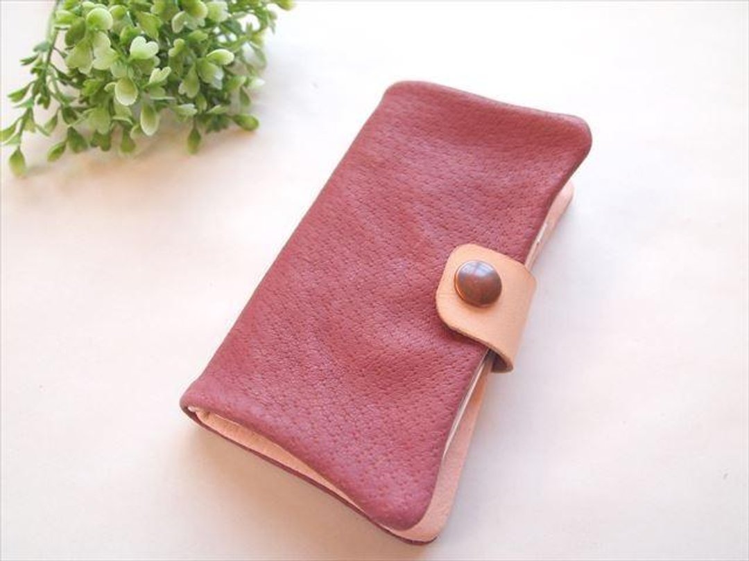 [I phone6] pig leather soft Sumahokesu [leather] 1620013 - 手机壳/手机套 - 真皮 红色