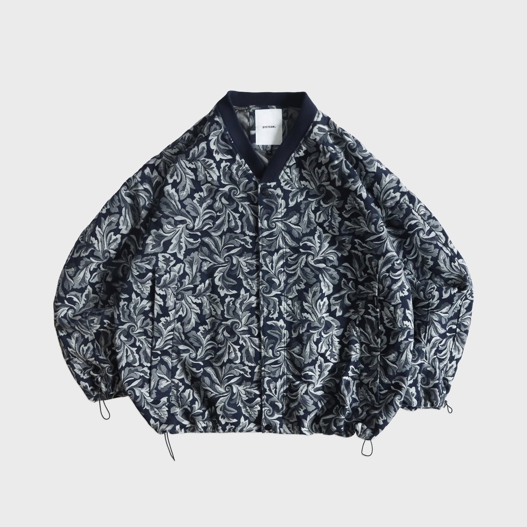 DYCTEAM - LINKE(D) Stitch Work Jacket | 纱缇花丹宁工装夹克 - 男装外套 - 其他材质 蓝色