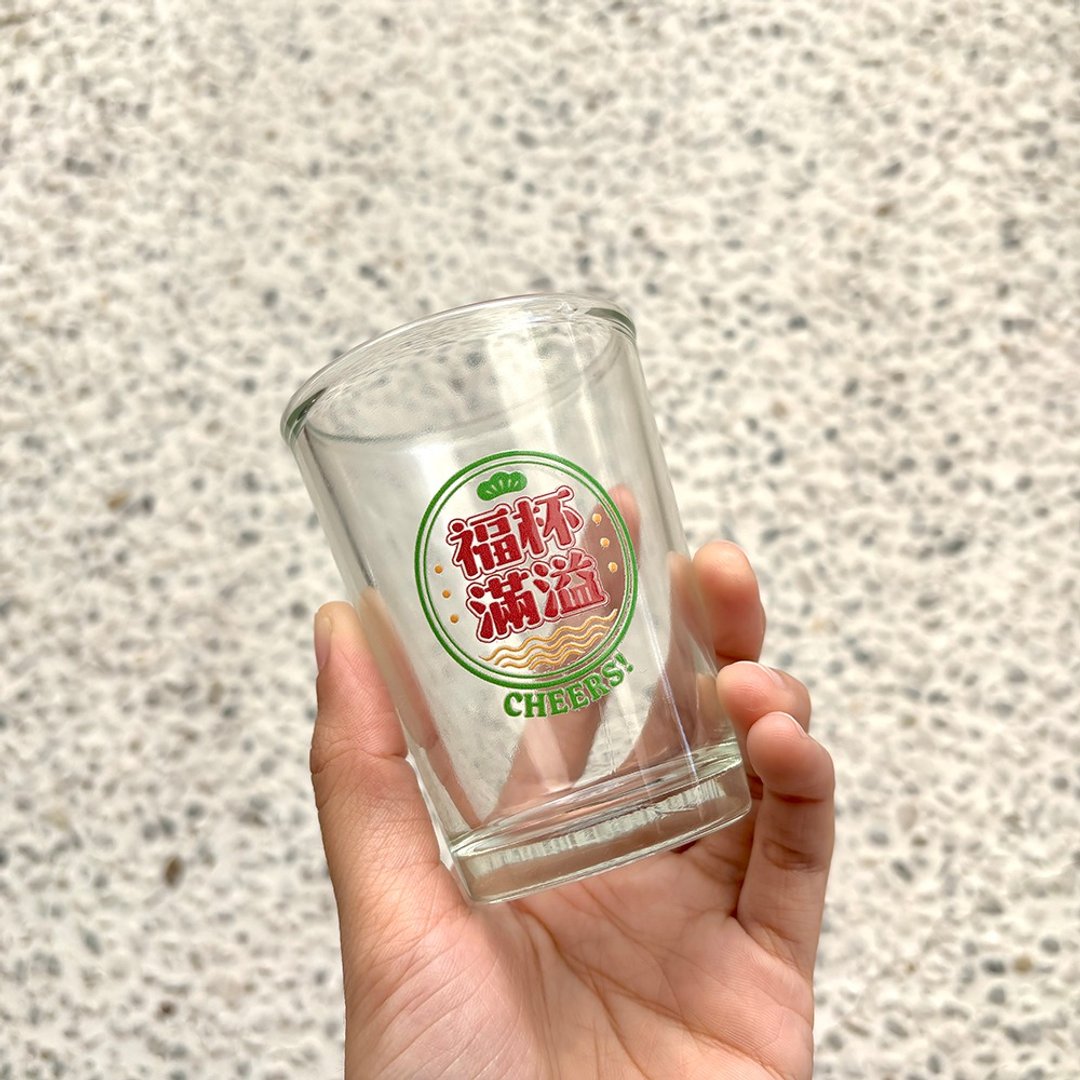台式热炒杯 福杯满溢 - 酒杯/酒器 - 玻璃 