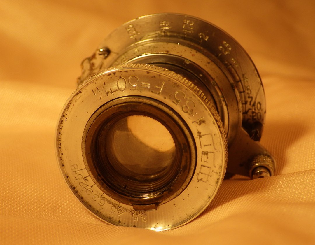 FED INDUSTAR-10 50mm f3.5 镜头 M39 LTM 适用于 Leica Zorki 相 - 相机 - 玻璃 