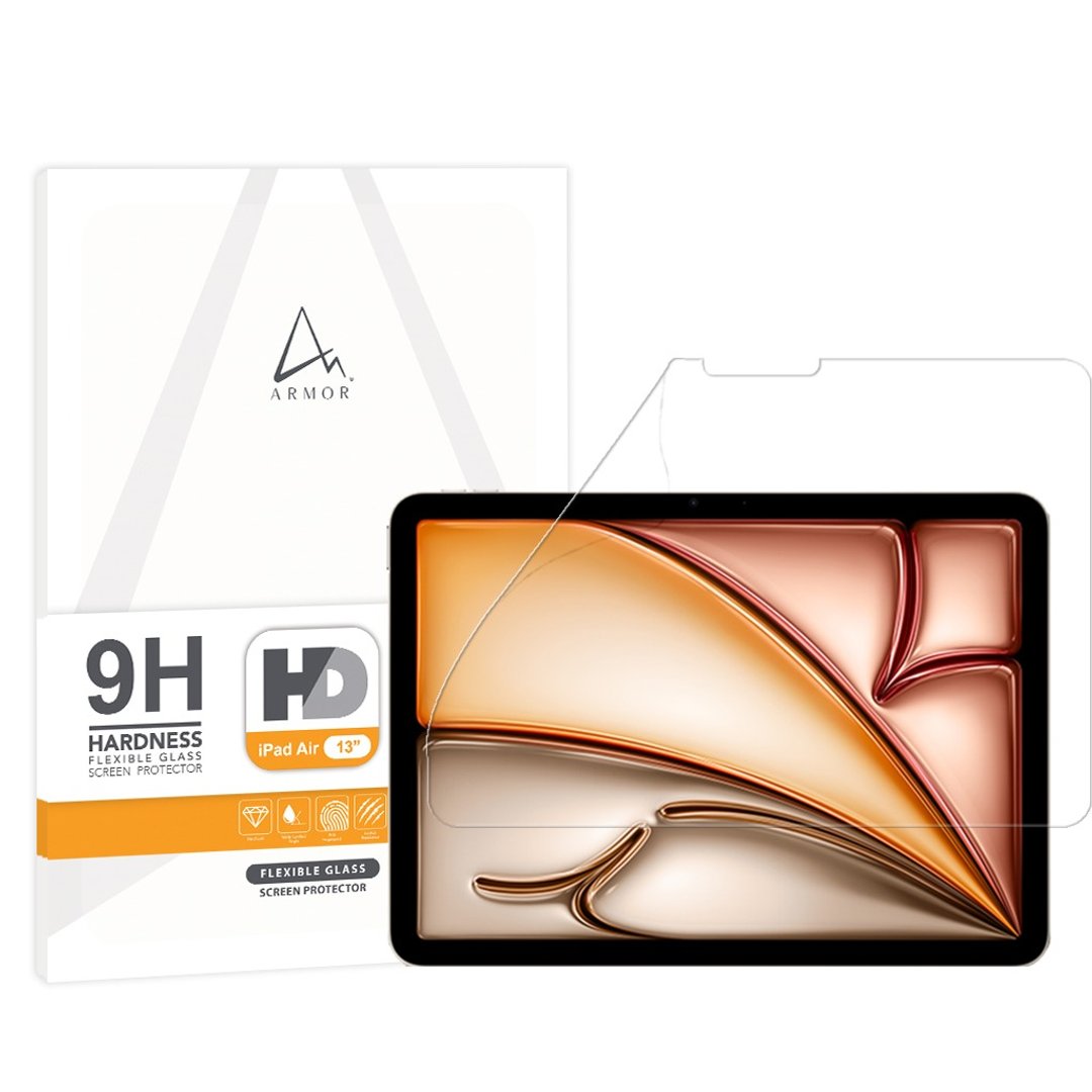 ARMOR iPad Air 13 (M4/M3/M2) 软性玻璃9H高清萤幕保护膜 - 平板/电脑保护壳 - 其他材质 