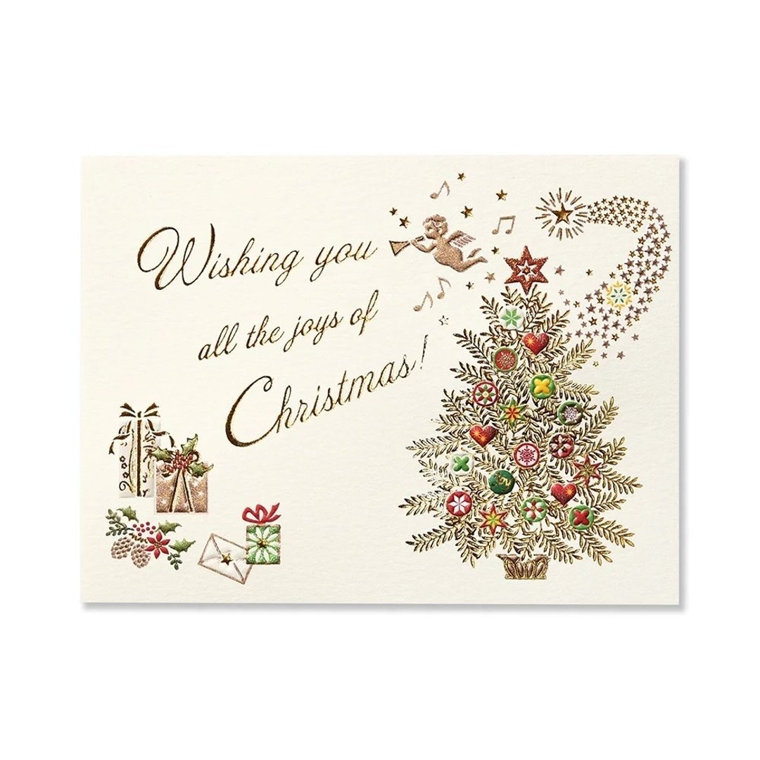 MERRY CHRISTMAS GOLD 便利贴 圣诞节 / 金色 - 信封/信纸 - 纸 