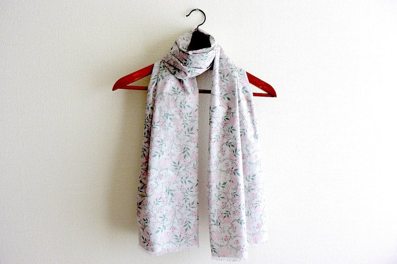 William Morris 茉莉花棉质草坪披肩 - 围巾/披肩 - 棉．麻 灰色