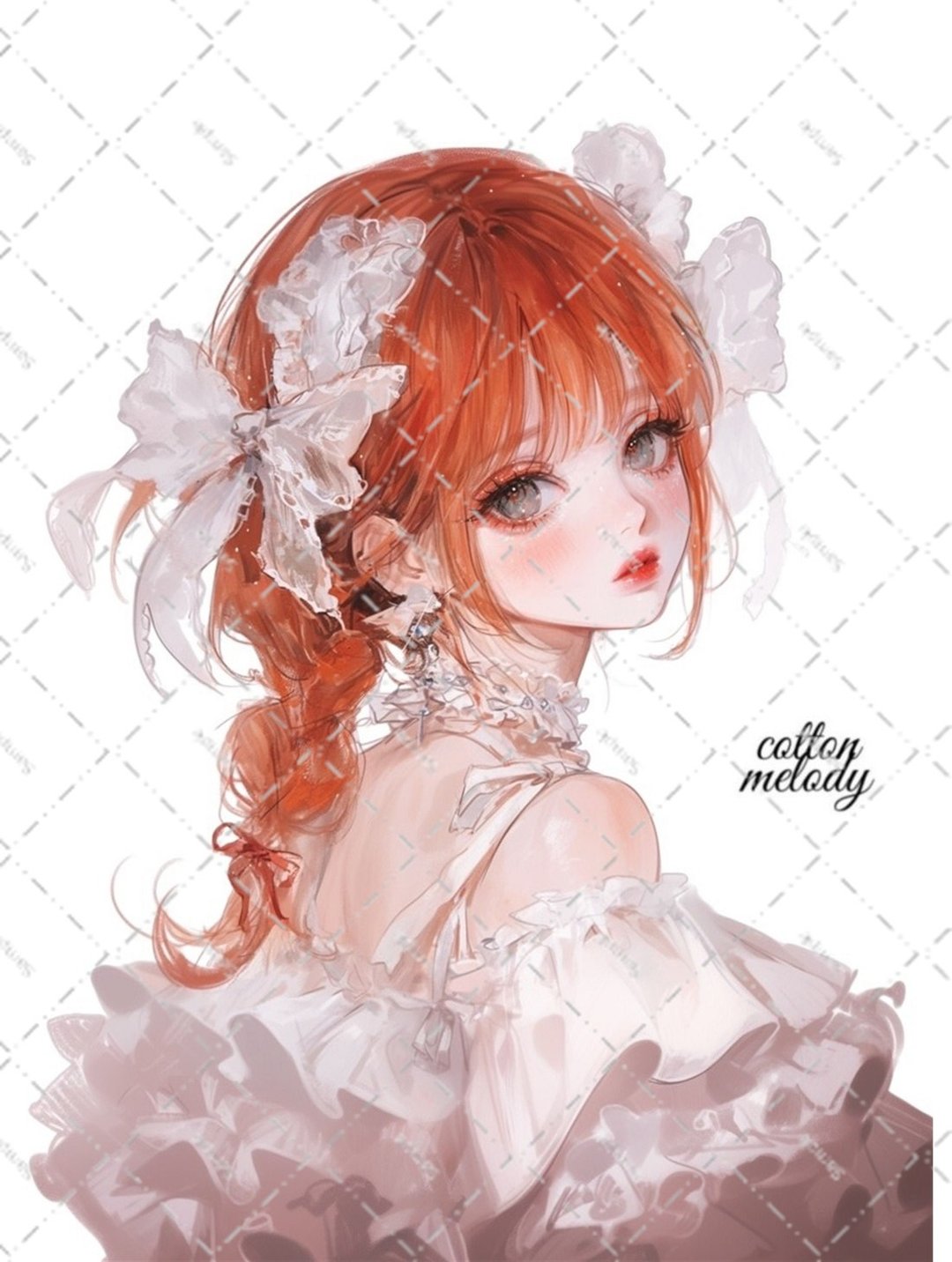original sticker no.5626 人物贴纸 原创贴纸 人物贴纸 女孩贴纸 原创人物贴纸 - 贴纸 - 纸 