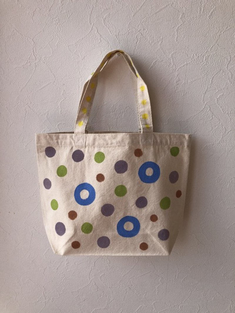 koruri × colore tote bag with brooch ① - 手提包/手提袋 - 棉．麻 