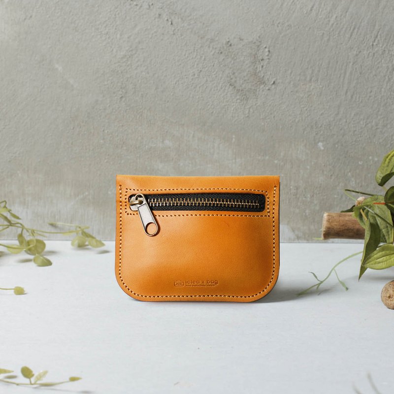 意大利牛皮零钱包 可刻字 礼品 - 零钱包 - 真皮 黑色