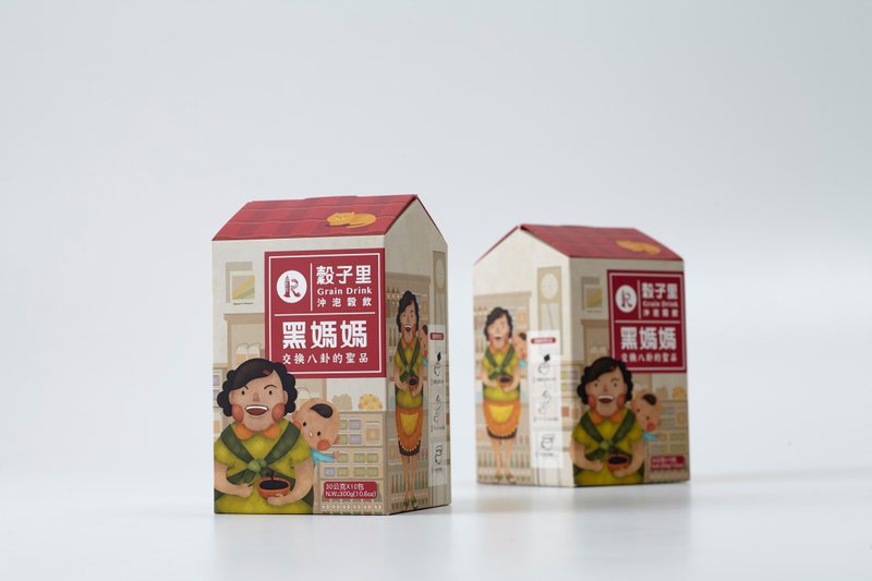 谷子里黑妈妈 - 谷物麦片 - 其他材质 红色