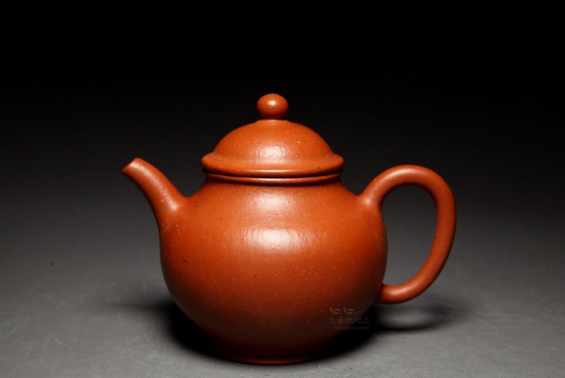 【鼓腹】龙山堂 古法纯手工 摹古系列 小煤窑老朱泥165cc - 茶具/茶杯 - 陶 红色