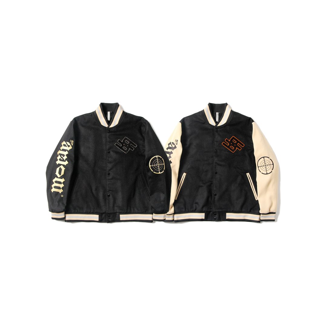 .67ARROW RUMOR HAS IT_VARSITY JACKET_棒球外套 棒外 潮流夹克 - 男装外套 - 棉 黑色