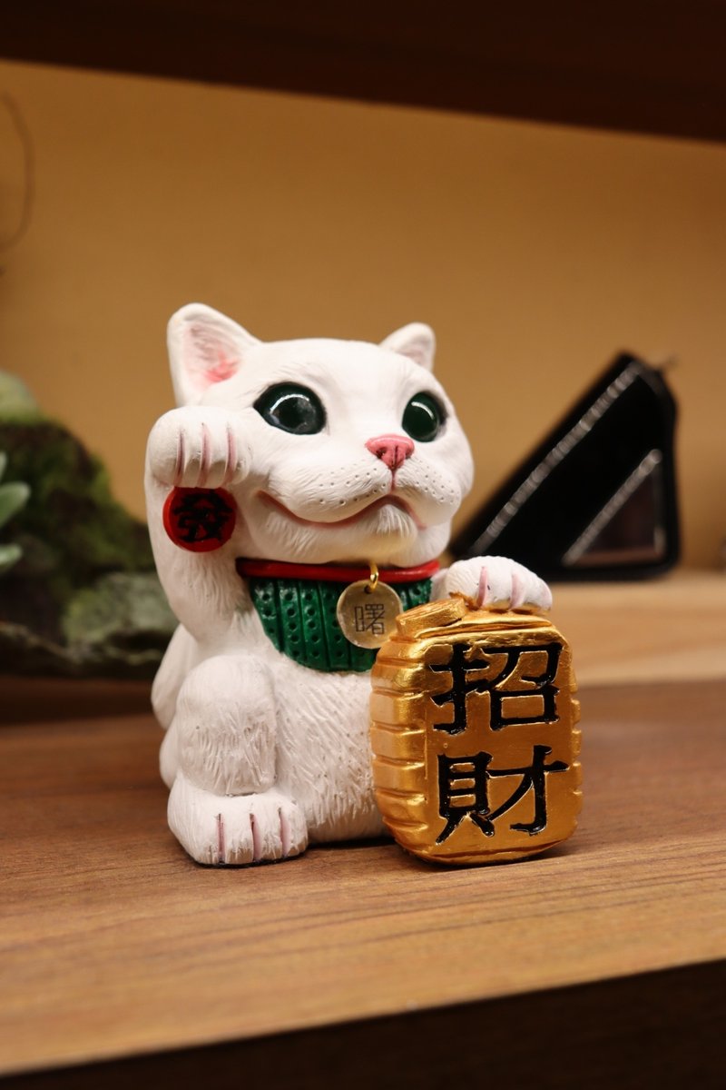 曙MUSE 小发招财猫摆饰 过年 招财 原创设计 造型摆饰 - 摆饰 - 水泥 