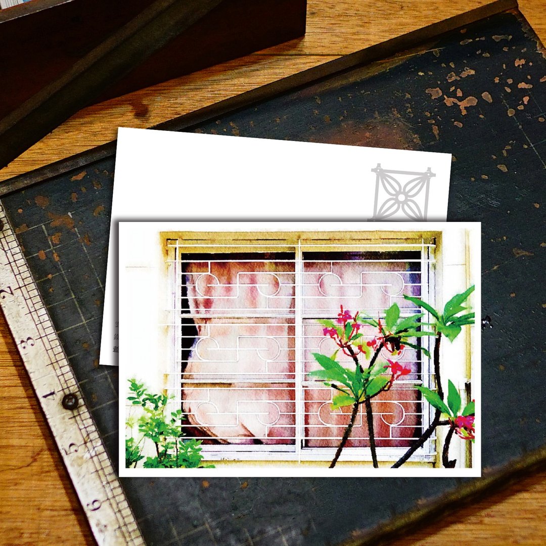 老屋颜 – 铁窗花明信片 – 多款式 - 卡片/明信片 - 纸 