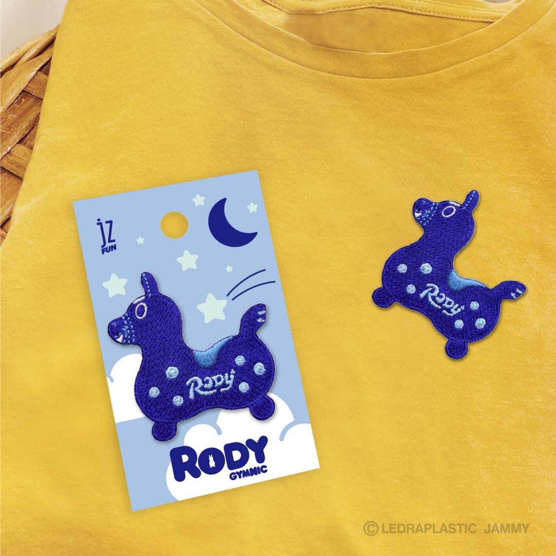 JzFun / Rody 跳跳马 刺绣装饰贴 (NIGHT) - 其他 - 绣线 