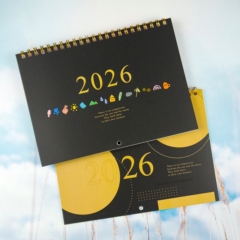 【conifer绿的事务】2026-日月有时挂历本 - 笔记本/手帐 - 纸 多色